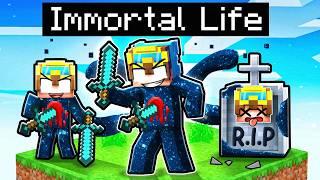 Having an IMMORTAL LIFE in Minecraft!
