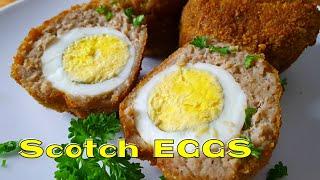 Scotch Eggs~Wrap Meat Around The Hard Boiled Eggs!