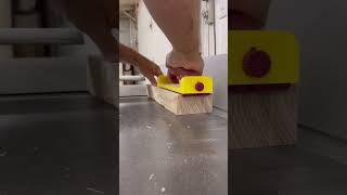 Flattening a surface on the RIKON 12” jointer/planer combo machine #woodworking #tools #diy