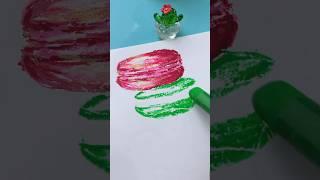 How to draw delicious green pie macaron #piclove #art