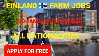HOW TO GET A JOB IN FINLAND  2024/ MOVE TO FINLAND FOR FREE/ NO FINISH LANGUAGE REQUIREMENTS