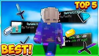 TOP 5 Texture Pack Bedwars TERBAIK! (16x-128x) | Lucky Network Bedwars