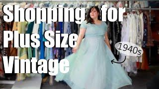 Shopping for Plus Size Vintage at Glenna's Vintage Warehouse