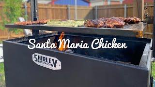 Chicken on the Shirley Fabrication Santa Maria Grill