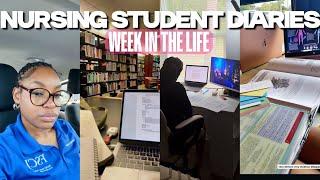 Nursing Student VlogWeek in the life of a nursing student, Classmate Drama, Productive Study Tips