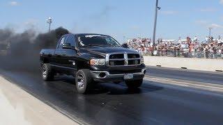 TX2K13 -1100HP Mega Diesel Truck vs Turbo Supra! Very Fast! HD