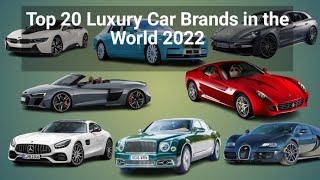 Top 20 Luxury Car Brands in the World 2022