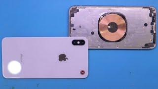 How to Restoring Back Cover iPhone Xs Max Broken Broken Back Glass - Easy Way