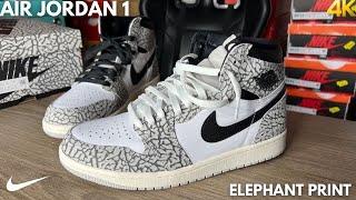 Air Jordan 1 Elephant Print On Feet Review