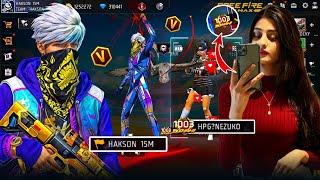 Breaking 1003 Winning Streak of Cute Girl  Attitude Girl Prank With Hakson Bhai  Garena free fire