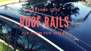 Mercedes c300 - Repair roof trim - Extra cheap option