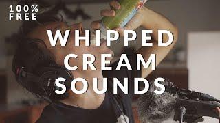 Whipped Cream Can Sound Effects | Free Foley Sounds