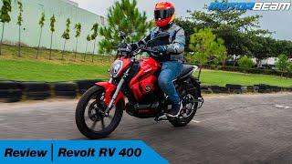 Revolt RV 400 Review - India's 1st AI Electric Bike | MotorBeam