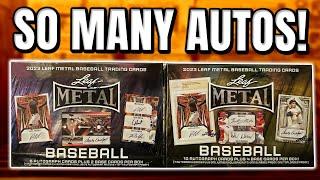 SO MANY AUTOS! | 2023 Leaf Metal Baseball Hobby & Jumbo Review + Giveaways! (w/ @leaftradingcards )