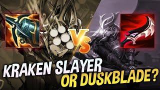 WHEN TO BUILD KRAKEN SLAYER VS. DUSKBLADE ON MASTER YI? - COWSEP