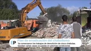 EL PROGRESO TV► Demolición de chabolas en O Carqueixo