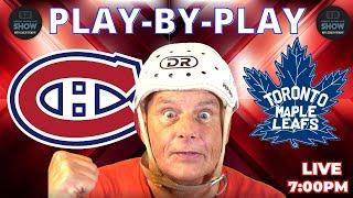 NHL GAME PLAY BY PLAY: LEAFS VS CANADIENS