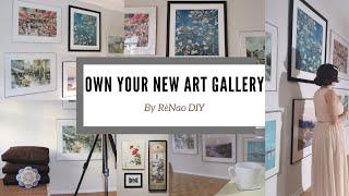 HOW TO: CREATE YOUR OWN ART GALLERY LIKE A MUSEUM