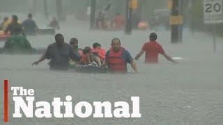 Houston flooded by Tropical Storm Harvey