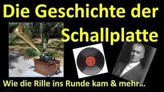 Die Schallplatte: kleine Geschichte & mein erstes Grammophon - history vinyl