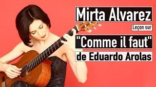 Mirta Alvarez - Leçon sur "Comme il faut" de Eduardo Arolas