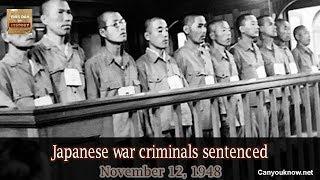 Japanese war criminals sentenced