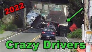 Crazy Drivers Car Crashes #10 - Truck Driver Couldn't Calculate Height - Car Crash Compilation