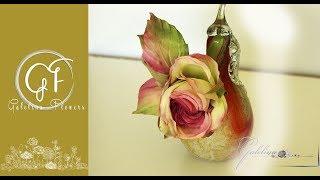 How to make silk leaves in Japanese flower making technique#millinery#flowerdiy#silkrose#tutorial