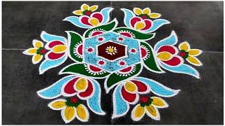 Margazhi Matham Special Rangoli Design / 2025 New Year Rangoli / Sashti Pooja / Kolam / Easy Mugulu