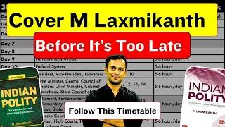 How To Read Laxmikant Polity Chapter Wise | M Laxmikant Polity Strategy For UPSC 2025 Strategy