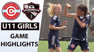 Chicago Fire vs. BSC Raiders - 2013 U11 Girls Soccer Game Highlights [June 8 2024]