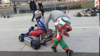 Colin Brown start 100 cc old style South Garda Karting