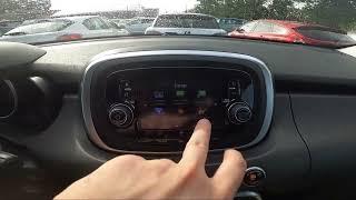 How to Enter and Manage Navigation Settings in Fiat 500X Crossover ( 2014 – 2018 )