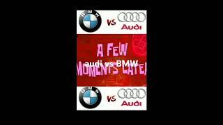 audi vs BMW #cars #lover.