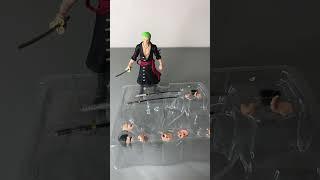 ZORO FIGURE UNBOXING TAMASHII NATIONS S.H. FIGUARTS | One Piece Stop Motion #tamashiinations