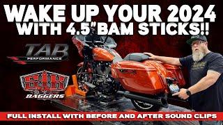 Make Your 2024 Bagger Sound Like A Beast! @TABPerformance 4.5" Bam Sticks Install