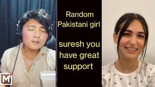 suresh lama with a random Pakistani girl | TikTok live |  #nepal #pakistan  #trending  #song