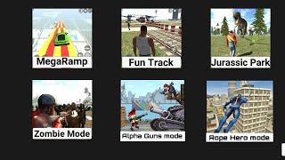 ROPE HERO MODE RLPHA GUNS MODE  indian bikedriving 3d#gaming #video