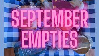 SEPTEMBER BATH AND BODY WORKS/HYGIENE EMPTIES!