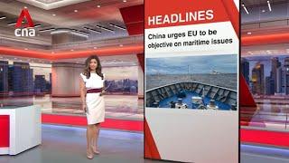 East Asia Tonight: Beijing says EU not a party to South China Sea issue; Taiwan graft probe