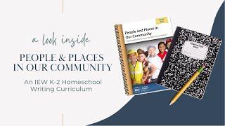 IEW People and Places: Homeschool Writing Curriculum for K-2