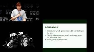 DEF CON 23 - Ryan Castellucci - Cracking CryptoCurrency Brainwallets