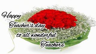 Happy Teacher's day 2020 | Teacher's day whatsapp status |  Teacher's day wishes