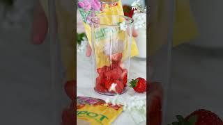 Смузи с клубникой и шротом расторопши