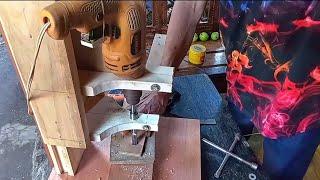 Making my own  BOOM DRILLING MACHINE | DIY | TUTORIAL | Creativity comes from a conflict of ideas 