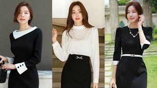 Đầm công sở cao cấp mang phong cách hiện đại| Office fashion