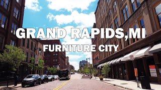 Grand Rapids, Michigan - Driving Tour 4K