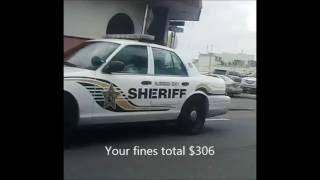 @HCSOSheriff Failure to Stop & driving w/o seatbelt #TampaCopwatch