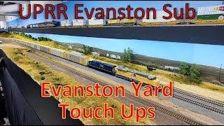 Evanston Yard Touch Ups on the UPRR Evanston Subdivision - HO Model Train layouts in Action s2023e47