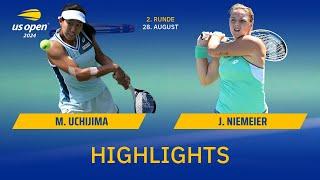 Moyuka Uchijima vs. Jule Niemeier | Highlights - Runde 2 Damen Einzel, US Open 2024 | SDTV Tennis